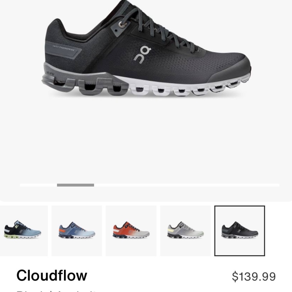 Mens On Running Cloudflow size 11